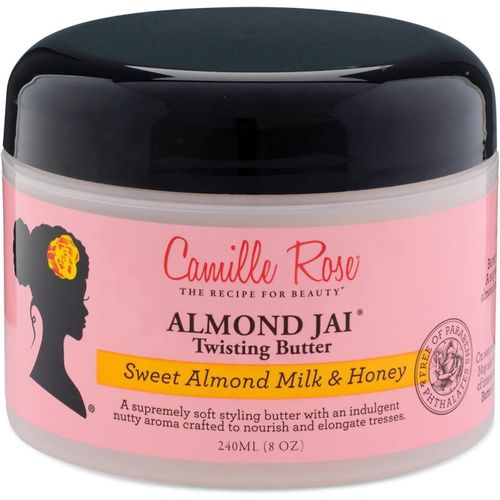 Camille Rose Almond Jai Leave-In Twisting Hair Styling Butter, Nourish and Soften, Sweet Almond Milk and Honey
