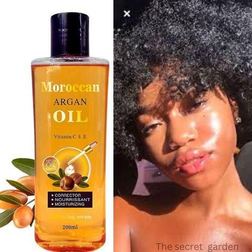 Moroccan Argan Oil 100% Pure Oil Correct Moisturize Brightening Serum