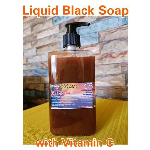 AFRICAN BLACK SOAP with VITAMIN C - 500mls