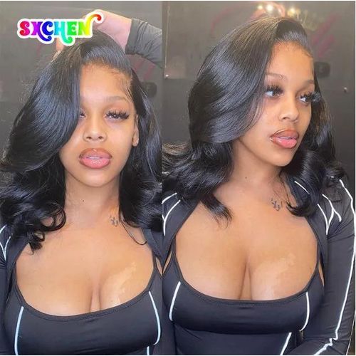 Alimice 4x4 Lace Front Wigs Pre Plucked with Baby Hair Glueless Lace Closure Wigs Brazilian Wigs for Women