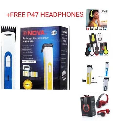Nova HAIR TRIMMER +FREE HEADPHONES