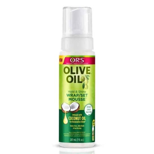 Olive Oil Hold & Shine Wrap/Set Mousse - Coconut Oil