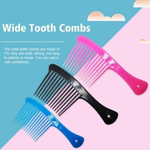 3Pcs Rake Comb, Long Fingers for Detangling and product Application Assorted Colours