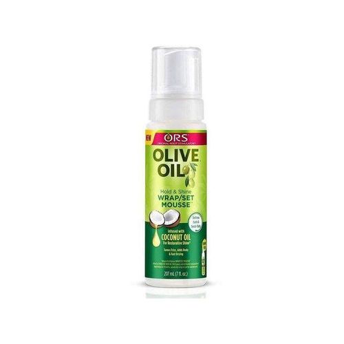 Ors Olive Oil Wrap Set Mousse Hold & Shine With Coconut Oil