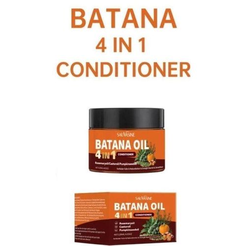 Sauvasine BATANA 4-in-1 Hair Conditioning Oil - For Dry & Damaged Hair, Frizz Control, Scalp Treatment & Shine