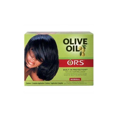 Ors Olive Oil Built in Protection No Lye Hair Relaxer Kit Normal + Free Sheen Spray