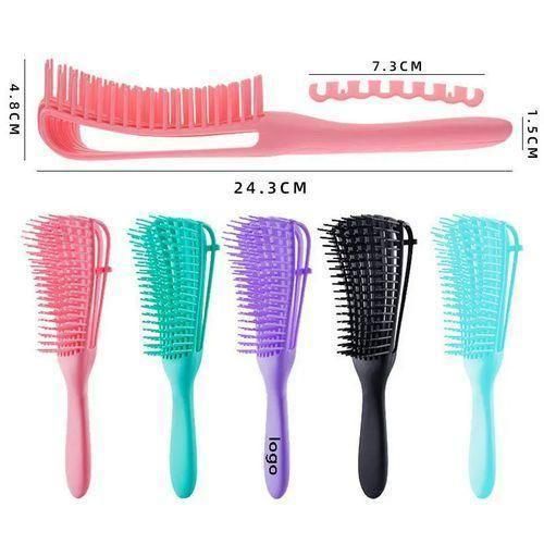Octopus Comb Multi-function Hairstyle Hair Fluffy Scalp Massage Comb black,green,pink,purple