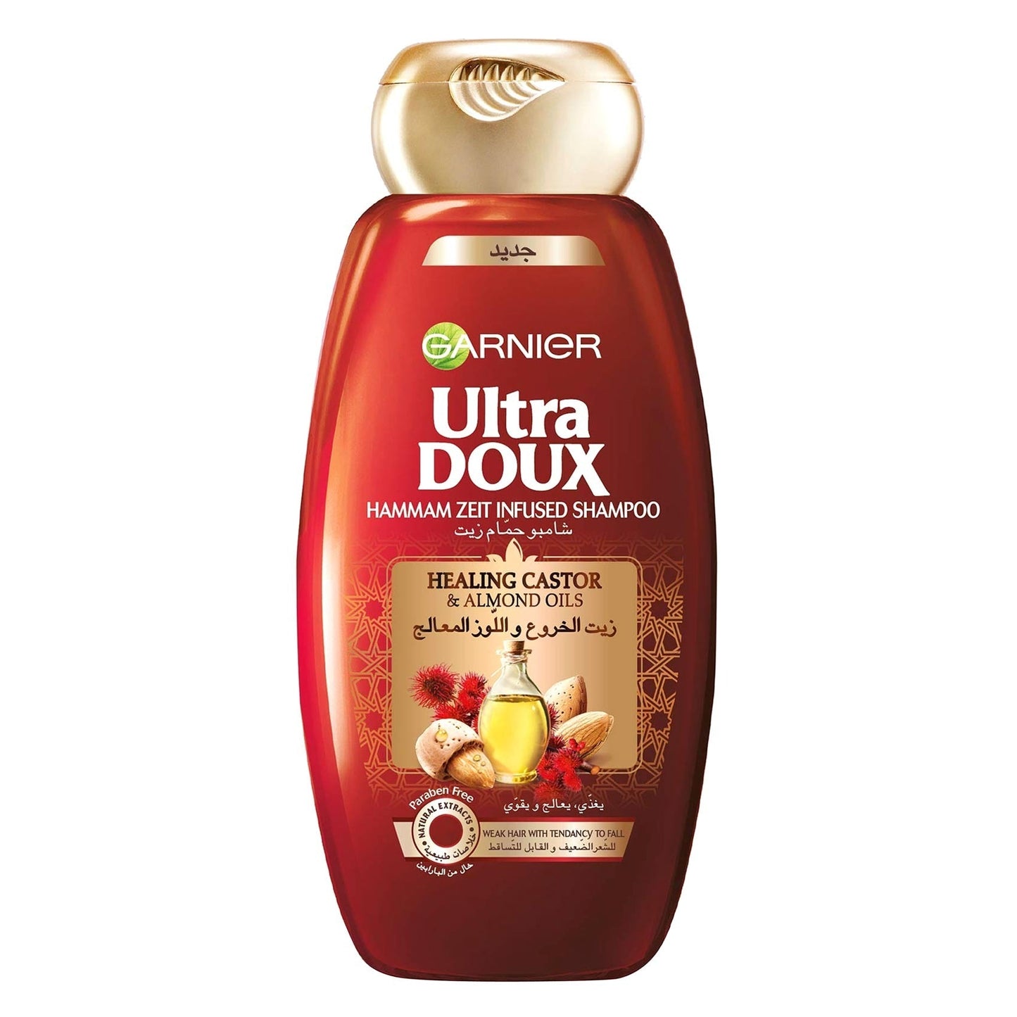 Garnier Ultra Doux Healing Castor & Almond Oils Hammam Zeit Shampoo – 400 ml