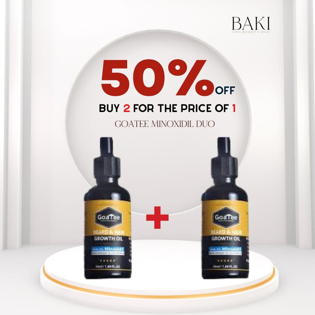 Goatee Beard & Hair Minoxidil oil 50ml Duo