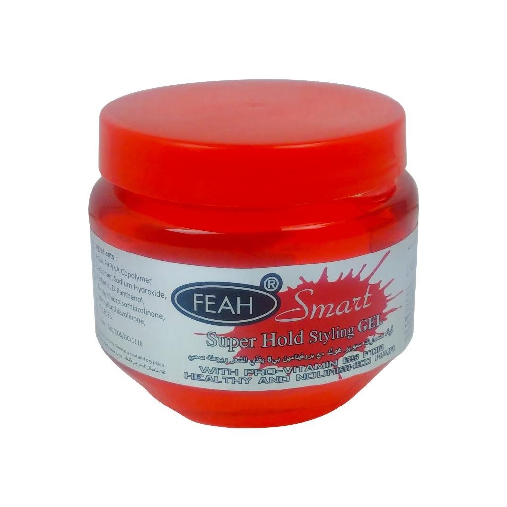 FEAH Smart Super Hold Hair Styling Gel with Pro‑Vitamin B5 (250 mL)