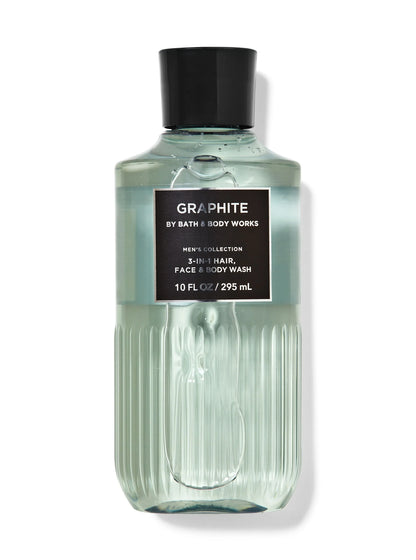 Bath & Body Works Graphite 3-in-1 Hair, Face & Body Wash