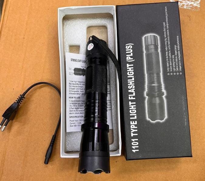 🔥 LIMITED DEAL — 1101 Shock Tactical Flashlight | Electric Shock Defence + Blinding LED + Military-Grade | KSh 1850