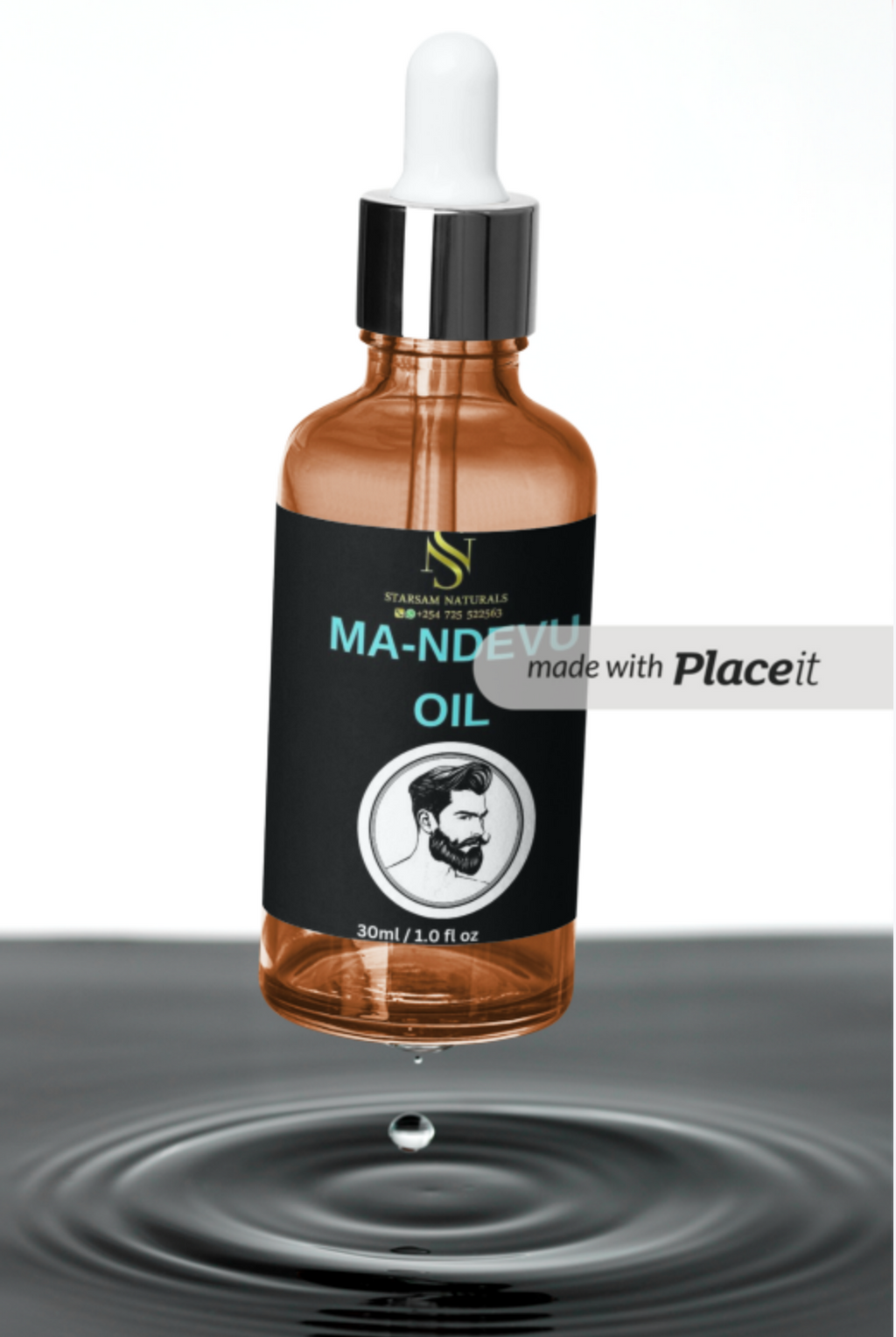 🔥 BEST DEAL — Mandevu Beard Growth Oil | Softer + Fuller + Itch-Free Beard | KSh 1,500