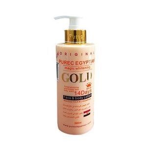 🔥 LIMITED DEAL — Purec Egyptian Magic Whitening Gold Face & Body Lotion | Fades Dark Spots + Brightens Skin + Deep Hydration | KSh 1,800