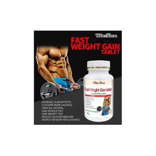 🔥 SALE — Winstown Fast Weight Gain Tablets | Build Mass + Boost Appetite | Men & Women | KSh 2,999