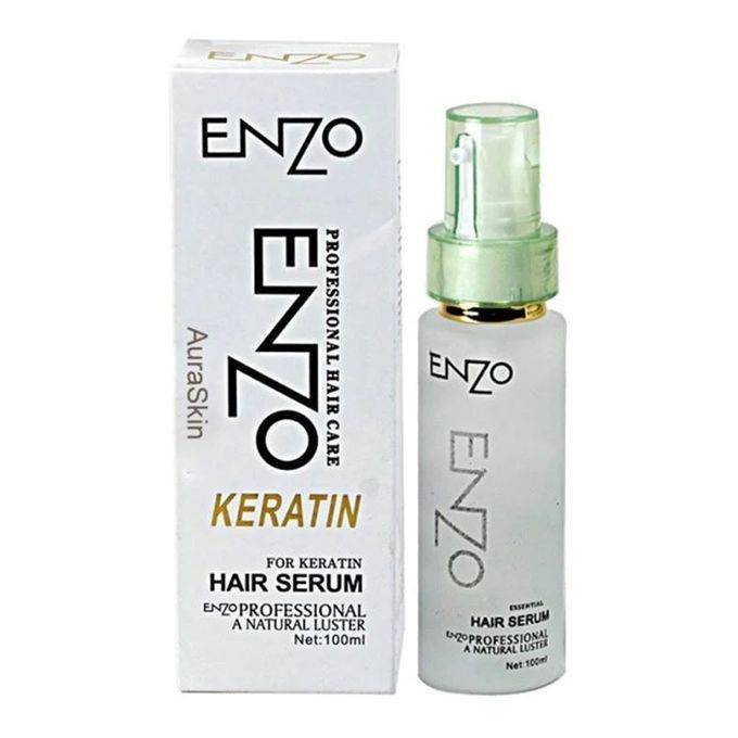 🔥 LIMITED DEAL — Enzo Keratin Hair Serum 100ml | Frizz Control + Repair + Silky Shine | KSh 1800