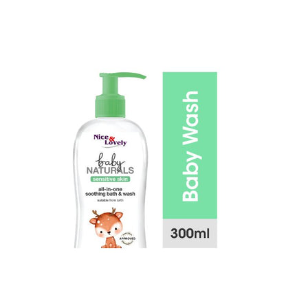 Nice & Lovely All In One Baby Bath & Wash – 300ml
