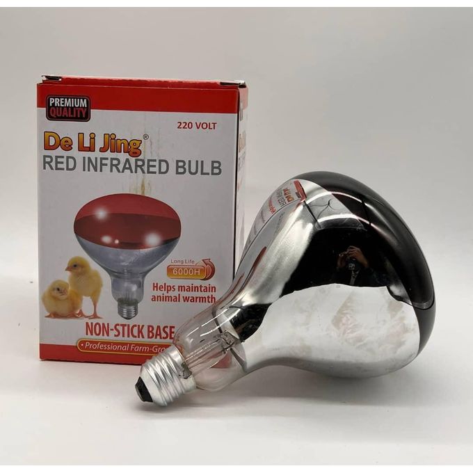 🔥 LIMITED DEAL — DE LI JING Red Infrared Chicken Bulb | Keep Chicks Warm + Reduce Pecking + Healthy Poultry Growth | KSh 1500