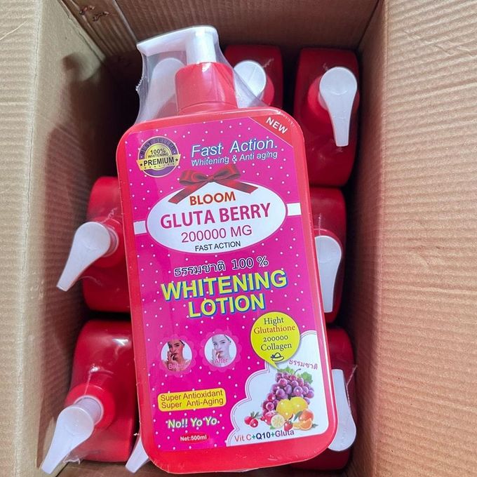 🔥 LIMITED DEAL — Bloom Gluta Berry Whitening Lotion | Brighten Skin + Reduce Dark Spots + Deep Hydration | KSh 2700