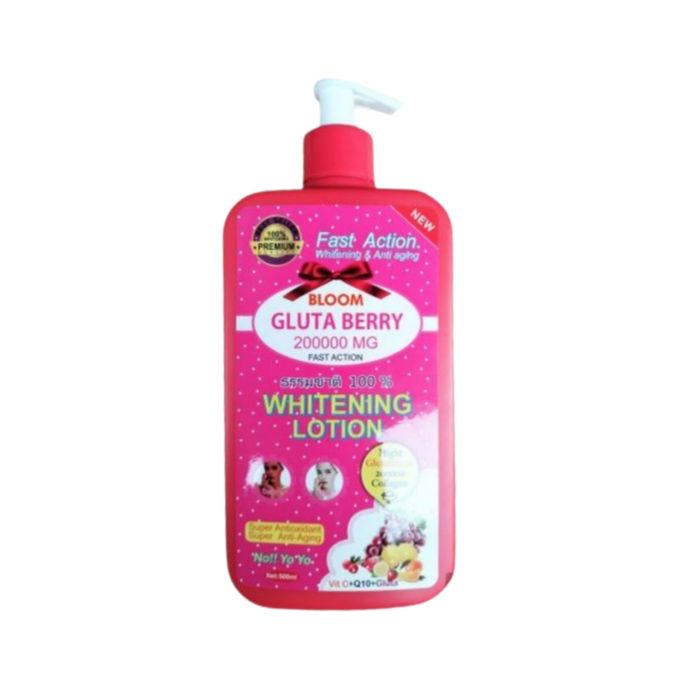🔥 LIMITED DEAL — Bloom Gluta Berry Whitening Lotion | Brighten Skin + Reduce Dark Spots + Deep Hydration | KSh 2700