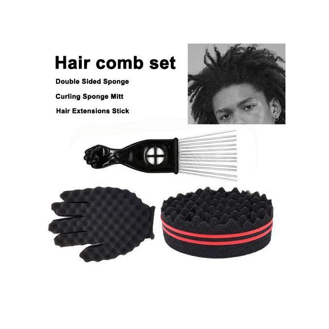 🔥 LIMITED DEAL — Afro Hair Pick & Dreadlocks Steel Pin Comb Set | Lifts Volume + Detangles + Styles Locs & Curls | KSh 1,600