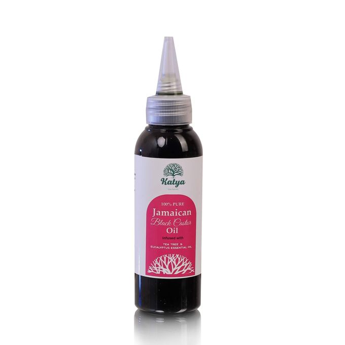 Katya Pure Jamaican Black Castor Oil with Tea Tree & Eucalyptus – Hair Growth & Scalp Treatment – 100ml