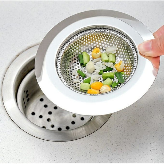 Stainless Steel Large Sink Strainer Waste Stopper / Anti-Clog Filter