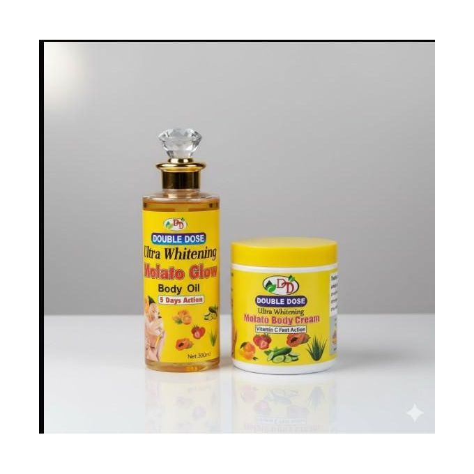 🔥 LIMITED DEAL — Molato Double Dose Vitamin C Set (Body Cream + Body Oil) | Dark Spots + Deep Hydration + Glowing Skin | KSh 4000