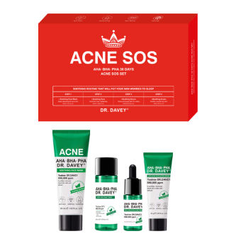 🔥 FLASH SALE — Dr. Davey AHA-BHA-PHA Acne SOS Kit | Clear Pores + Fade Spots + Stop Breakouts | KSh 1,550