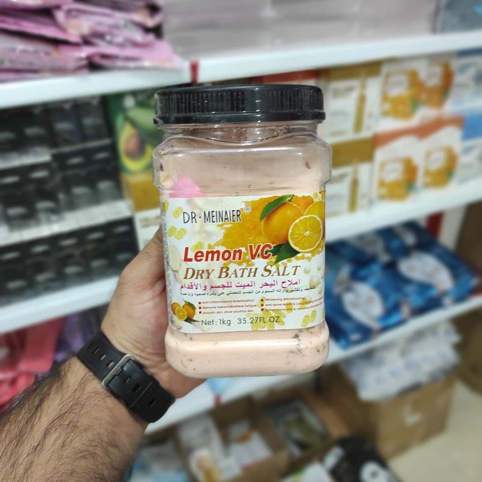 🔥 LIMITED DEAL — Dr. Meinaier Lemon VC Dry Bath Salt | Brighten Skin + Exfoliate + Vitamin C Glow | KSh 2400