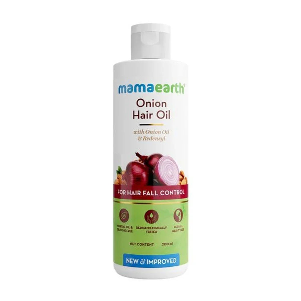 Mamaearth Onion Hair Oil for Hair Regrowth and Hair Fall Control (50ml)