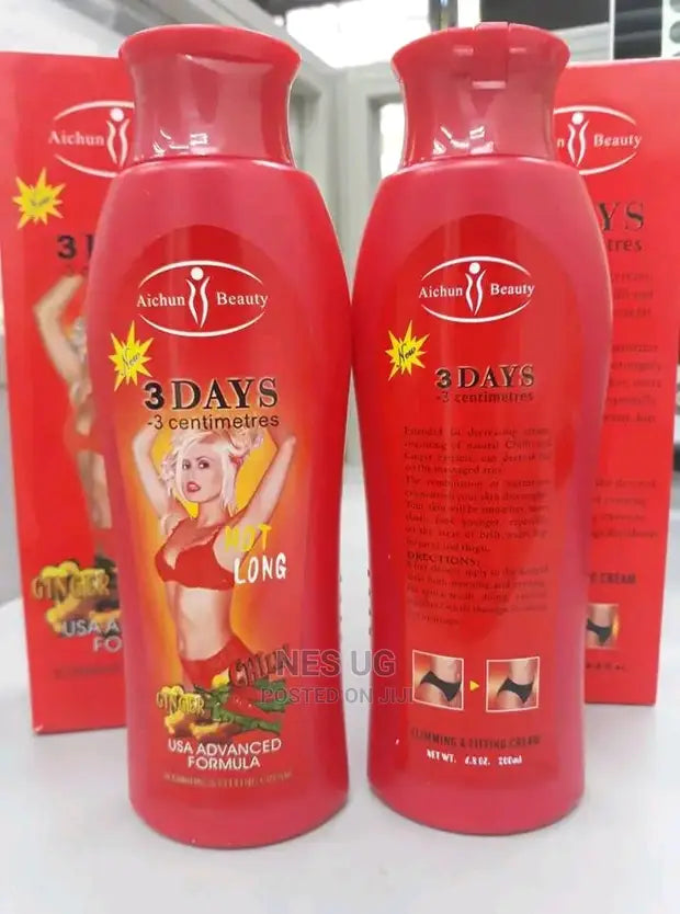🔥 ORDER 1, WE SEND 2 — Aichun Beauty Chilli & Ginger Slimming Cream | Burns Fat + Reduces Cellulite + Firms & Tones | KSh 1,500