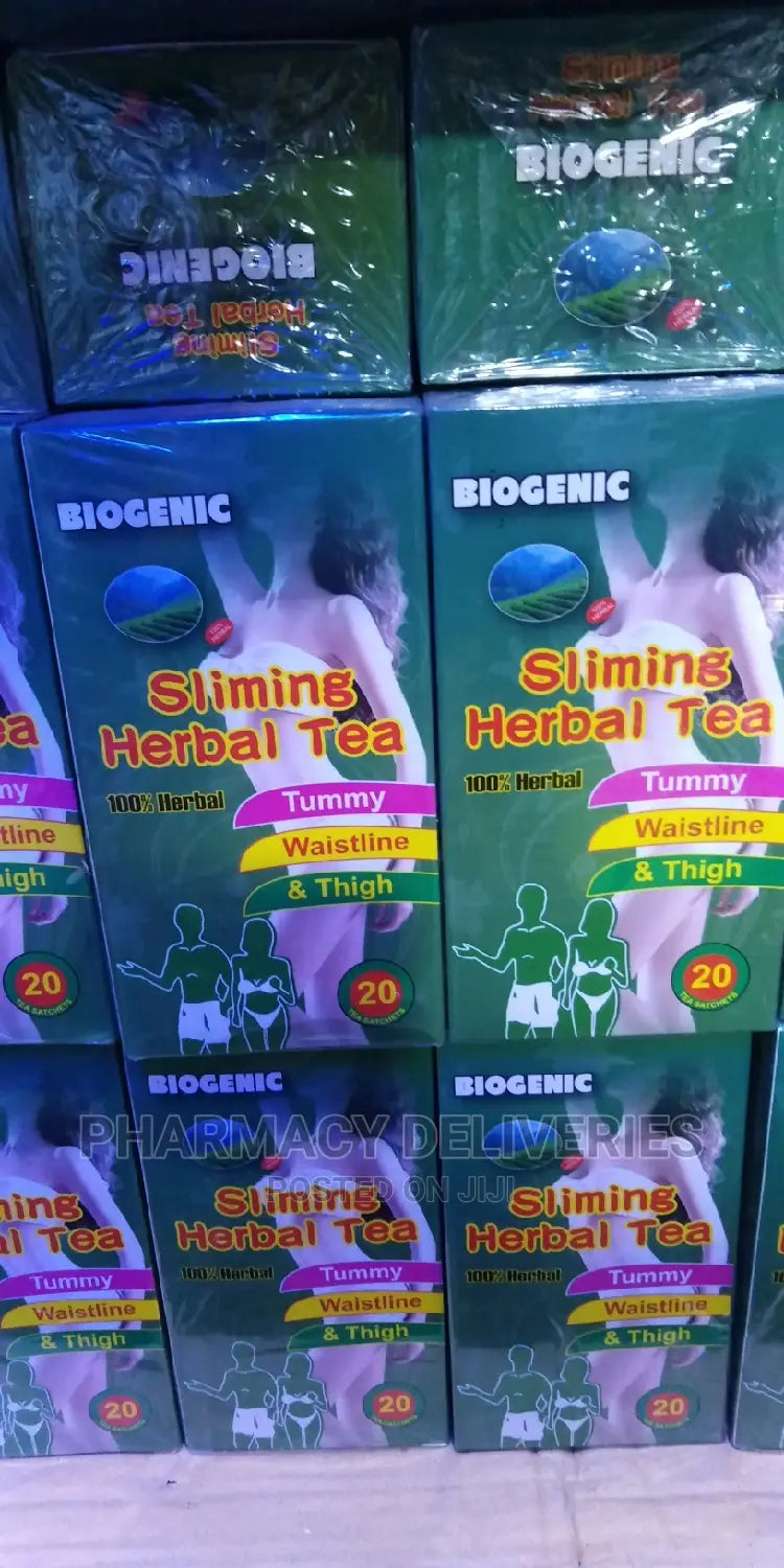 🔥 LIMITED DEAL — Biogenic Slimming Herbal Tea | Tummy + Waistline + Thigh Targeting | Detox + Fat Burn | KSh 2750