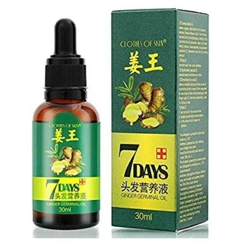 🔥 SALE — 7Days Ginger Hair Growth Oil 30ml | Stop Hair Loss + Regrow in 7 Days | Men & Women | KSh 1,400