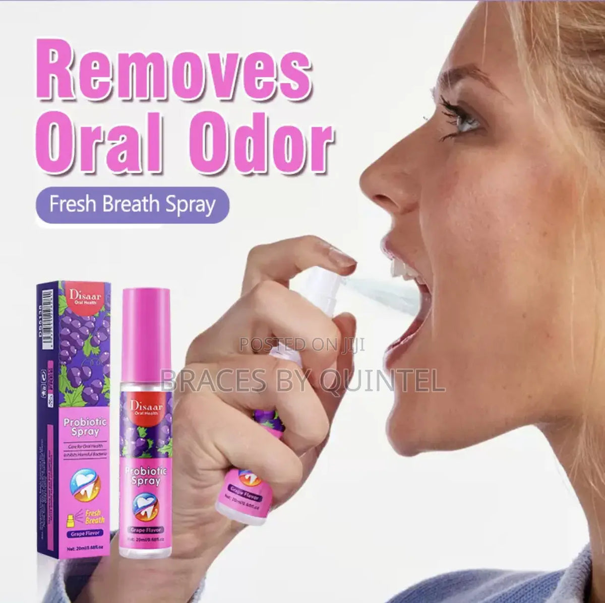 🔥 ORDER 1, WE SEND 2 — Disaar Mouth Probiotic Spray Grape | Fresh Breath + Healthy Gums + Probiotic Oral Balance | KSh 1,600