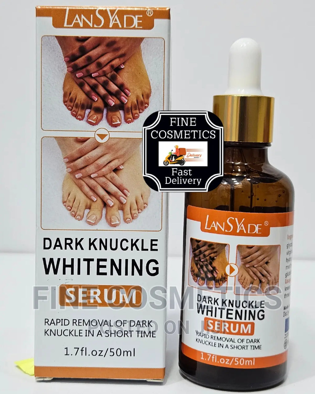🔥 LIMITED DEAL — LansYade Dark Knuckle Whitening Serum 50ml | Fades Dark Knuckles + Brightens Elbows & Knees + Evens Skin Tone | KSh 1,500