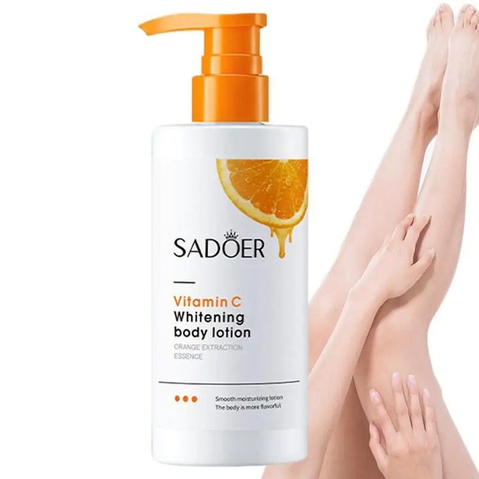 🔥 LIMITED DEAL — SADOER Vitamin C Whitening Body Lotion | Brightening + Dark Spots + Deep Hydration | KSh 2,000