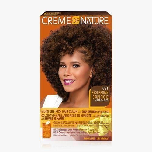 Creme Of Nature Liquid Hair Color -21 Rich Brown