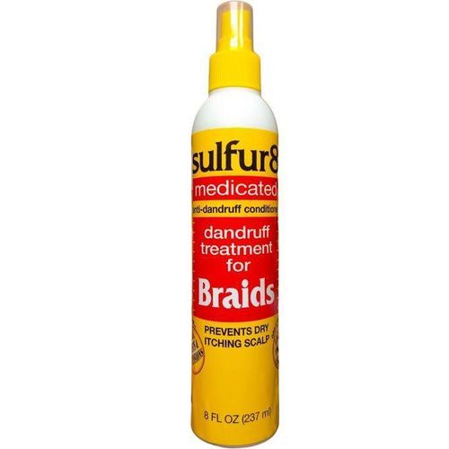 sulphur8 Medicated Anti Dandruff Conditioner SPRAY For Braids Itching Dry Scalp