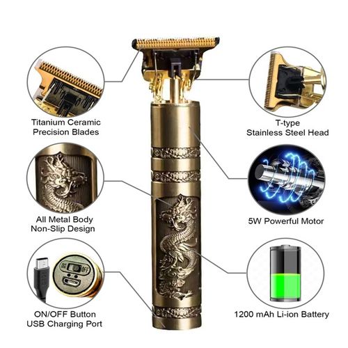 Kezu T9 USB Electric Hair Trimmers Men's Shaver Cutting Machine