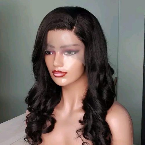 Curly Long Semi Human Wig