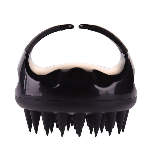 Silicone Hair Brush Round ABS Scalp Massage Comb