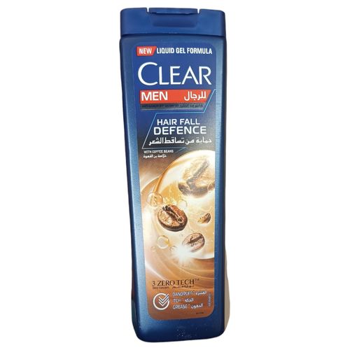 Clear Men ANTI-DANDRUFF SHAMPOO Hair Fall Defence With Coffee Beans nk