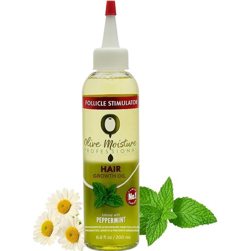 Olive Moisture Hair Growth Oil Professional Nourishing Formula Stimulates Natural Growth