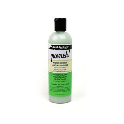 Aunt Jackie'S Quench Moisture Intensive with Shea Butter & Olive Oil Leave-In Hair Conditioner for Natural Curls, Coils and Waves