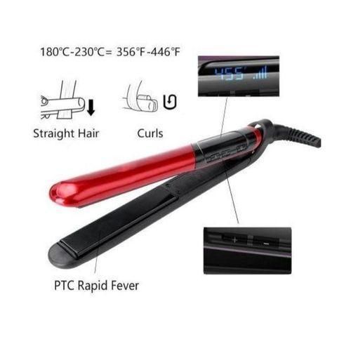 Cronier professional 2-in-1 Ceramic Flat Iron Hair Straightener