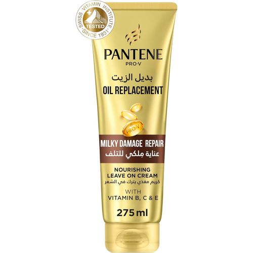 Pantene Pro V Milky Damage Repair Oil Replacement for Damaged Hair, Leave In Conditioner