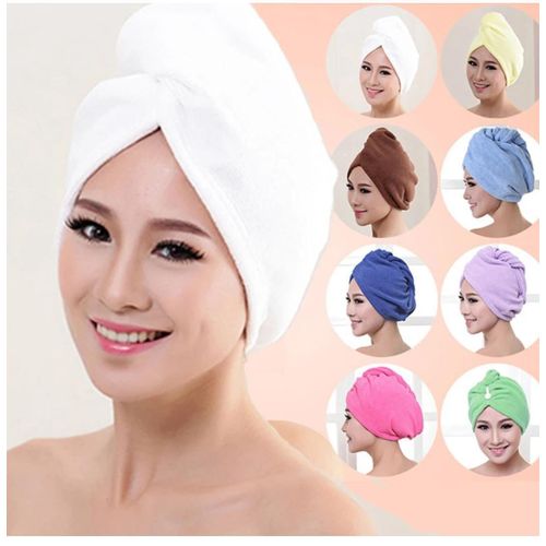 1pcs Microfibre After Shower Hair Drying Wrap Womens