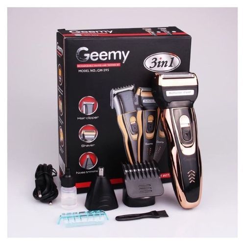 Geemy 3 In 1 Rechargeable Hair Shaving Machine, Shaver