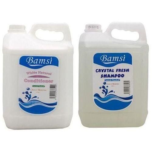 Bamsi 2 In 1 Hair Shampoo 5L + Cream Conditioner 5L